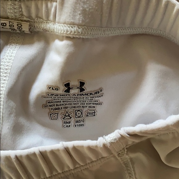 Youth Large Under Armour white spandex - Picture 3 of 3